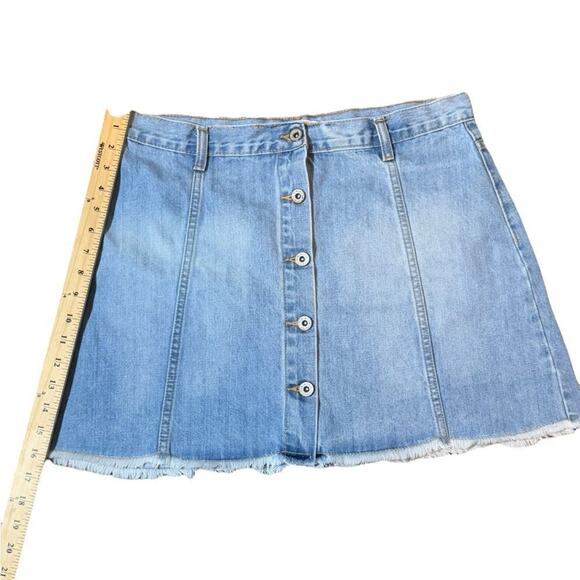 22. FOREVER 21 | Los Angeles Sz:30 Full Button Front Mini Skirt - Picture 5 of 9